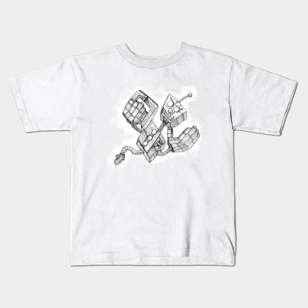 The Robot Kids T-Shirt by RG Illustration